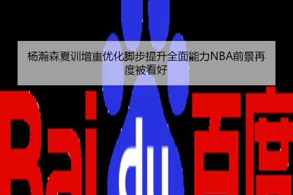 杨瀚森夏训增重优化脚步提升全面能力NBA前景再度被看好